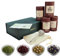 Premium STGFOP Grade Green Tea Gift Box - 4 Flavours: Blue Pea Flower, Ginger Cinnamon Tulsi, Moringa, Hibiscus Lemongrass - 400g Net weight, Includes Tea Infuser - Luxurious Packaging for Gifting