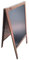 PIZARRA CABALLETE NEGRA. 115x60cm Válido para rotulador de tiza líquida y tiza convencional. 2 CARAS