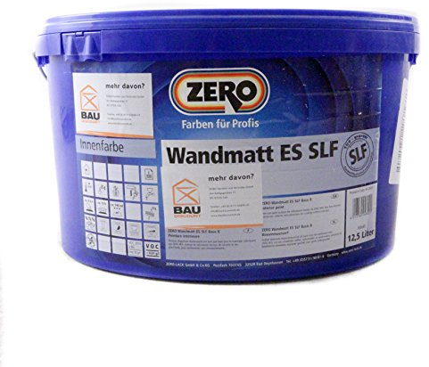ZERO Wandmatt ES SLF Plus weiß 12,5 l Doppeldeckende Einschichtsfarbe für Innen