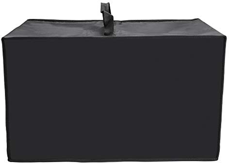 OwnMy Heat-Resistant Dust-Proof Microwave Oven Grill Cover Protector - Waterproof Nylon Fabric Microwave Oven Dust Cover Case Protections for Toaster Oven (Black)
