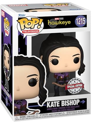 Funko POP! TV : Marvel - Hawkeye - Kate Bishop - Hawkeye TV Show - Amazon Exclusive - Collectable Vinyl Figure - Gift Idea - Official Merchandise - Toys for Kids & Adults - TV Fans