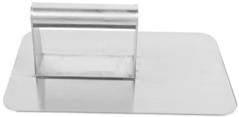 PRETYZOOM Stainless Steel Burger Patty Maker Meat Press Non-Stick Burger Presser with Comfortable Grip for Easy Patty Shaping and Grilling Suitable for Home and Commercial Use