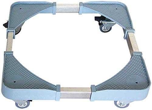 ruedas de lavadora rodillos de electrodomésticos Rodillos Base De La Máquina Lavadora Refrigerador Base Soporte Soporte Gran Carga Multifunción 8 Ruedas Elevación Ajustable Móvil Con Freno Base Del Ap
