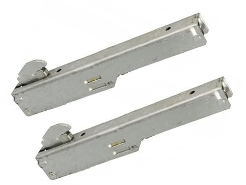 Franza - Kit 2 cerniere 210 x 21 mm. per Hotpoint Ariston Indesit C00087164-482000027716 porta forno con triplo vetro - KCF2797/OR - Prodotto originale