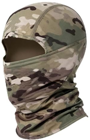 xwnyzw Camouflage Balaclavas for Men Face Covering, Motorcycle Balaclava Cycling Accessories for Men, Motorbike Balaclavas Full Face Neck Cover, Mens Balaclava fors Cycling Snowboarding and Headwear