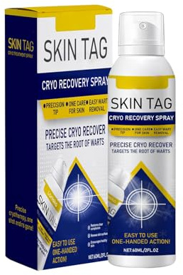 Skin Tag Remover Spray,Eliminación Rápida,Suavemente Las Verruga Quitar Comunes,Segura y Eficaz de Verrugas,Removedor De Marcas En La Piel,Tratamiento Anti Verrugas