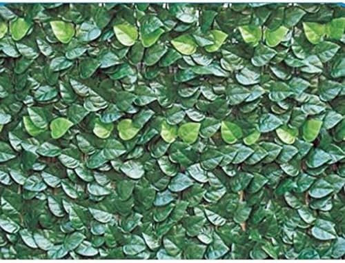 Linea Garden Friend Recinzione PVC Altezza 150 cm Lunghezza 300 cm con Foglie Lauro