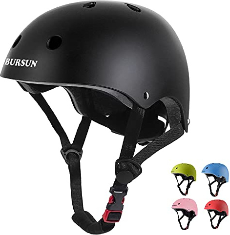 BURSUN Kids Bike Helmet Ventilation & Adjustable Toddler Helmet for Ages 2-3-5-8 Kids Boys Girls Multi-Sport Helmet for Bicycle Skate Scooter, 5 Colors