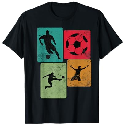 Fußball Fußballer Jungen Kinder T-Shirt