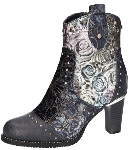 2Go Fashion 8238-508, Stivaletto Donna, Blu Navy, 40 EU
