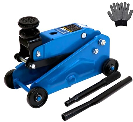 GAOLLY Mini Hydraulic Jack 2.5 Ton (5500lbs)/Floor Jack with Heightening Gasket,Lifting Range 4.13-17