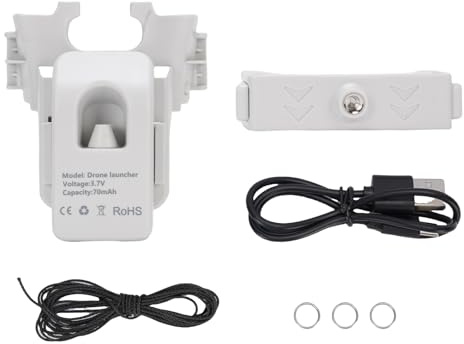 Akozon El Dispositivo de Transporte de Airdrop de Drones Se Ajusta Precisamente a la Instalación Fácil de Drones para Anillos de Boda y Cebo de Pesca