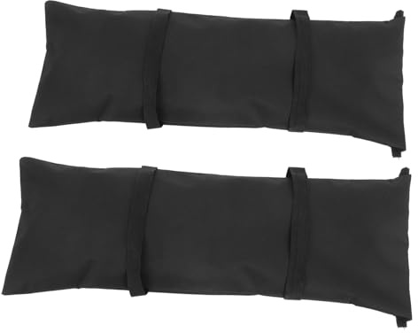 ibasenice 2piezas Sacos de Arena de Tela Oxford para Toldos y Carpas Prueba de Viento para Jardines y Terrazas al Aire Incluye Unidades
