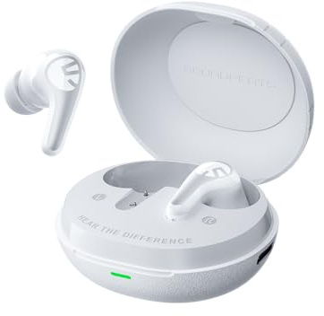 SoundPEATS C30 Auriculares Inalámbricos Bluetooth 6.0, Hi-Res LDAC, Cancelación de Ruido Híbrida ANC -52dB, Driver Dinámico de 12 mm, Reducción de Ruido de Llamadas de 6 Mics, 52H, Carga Rápida, App