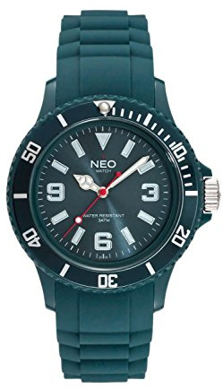 NEO watch Nice-1 N1-007 Unisex Armbanduhr mit Silikonarmband