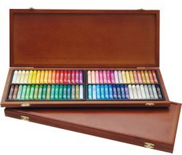 Mungyo Gallery Oil Pastels Wood Box Set of 72 Standard - Assorted Colors by Mungyo