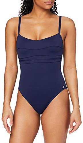 Haute pression Femme A1001 Maillot de bain une pi ce, Bleu (Marine), 42 EU