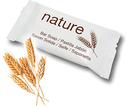 GPQ - Seifenstück NATURE | 250 Einheiten x 8 Gr. | Hotelaustattung | Für Hotels, Landhäuser, Wohnungen, Kreuzfahrtschiffe, B&B | Made in UE