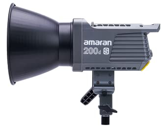 Aputure Amaran 200d S - Kompakte COB-Videoleuchte, Leichte LED Punktlichtquelle, 200W 5600K Schlüsselleuchte für Fotografie & Videografie, Kompatibel mit Bowens-Mount-Zubehör