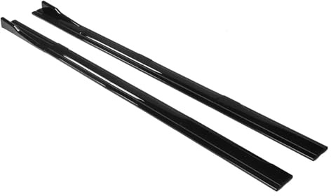 Sidosteg Kjol 8 Delar 2,2m För BMW G30 G31 E39 E46 E53 E90 E92 E93 E60 E61 X5 E70 X6 E71 X1 Sidokjolarförlängningar Bil Sidokjolar Winglet Splitters Lip Bil Sidokjol (Färg : Glossy black)