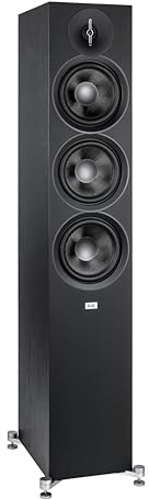 ELAC Debut F6.3 Standlautsprecher – Ideal für die Musikwiedergabe über Ihre Stereoanlage auch als Teil eines 5.1 Surround-Systems, legendärer Klang, edles Design – Lautsprecher passiv