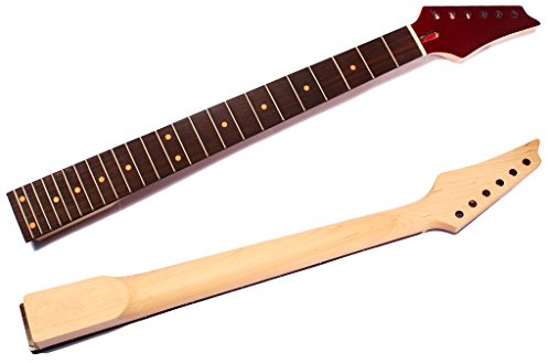 RuiJOTWAT Rosewood Fretboard 24 Fret Maple Neck For Electric Guitar Red