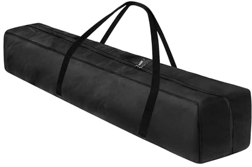 Suevut Ljusställ bärväska, handväska stativ väska med dragsko | 130 x 20 cm bärbar tältstångväska, stativväska, tältstängerväska för camping och fototillbehör