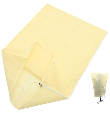 Toyvian 2pezzi Copertura Protettiva per Piante in Non per Esterno Coulisse e Cerniera Protezion Invernale Traspirante e Pratica