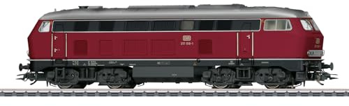 Märklin 39274 Locomotive Diesel série 217 Voie H0 – Digital mfx+, lumière LED, éclairage de Poste de Conduire, époque IV, entraînement Haute Performance – Modélisme de Train pour collectionneurs et