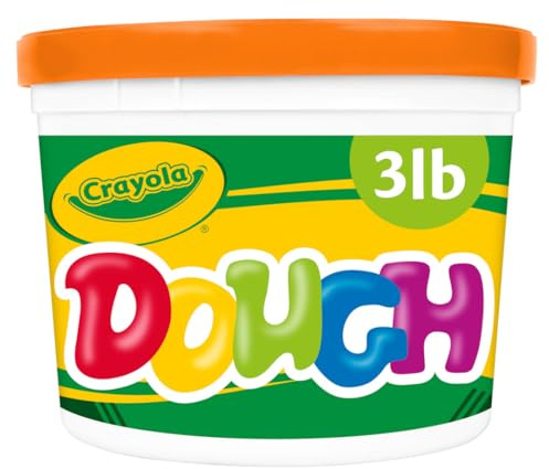 Crayola Orange Dough, 3 lb. Resealable Bucket, Toys for Kids, Gift