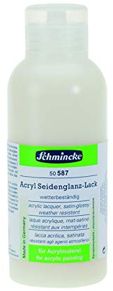 Schmincke 50 587 027 - Vernice acrilica lucida, 250 ml