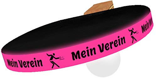 6 STK. Tischtennis Kantenband NEON (gelb, orange, pink oder grün) 12 mm mit eigenem Text