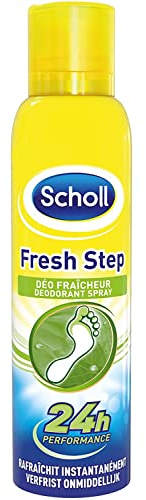 Scholl Spray Fresh Step – Déodorant Pied – Fraîcheur – Refraîchit Instantanément – 24h de Performance – 150ml