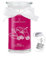 JuwelKerze Hibiscus & Juicy Raspberry Halskette Silber - Schmuckkerze 80 Std - große Duftkerze mit Fruchtigem Duft - rosa Kerze mit Schmuck Überraschung - Geschenke für Frauen, Geburtstag