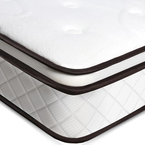 wowttrelax H4 Matratze 90x200 fest Härte 24cm Höhe, XXL Härtegrad Federkernmatratze 90x200 Premium Matratzen 7-Zonen, mit 1200 Taschenfedern - 90 Nächte Probeschlafen - Oeko-Tex Zertifiziert