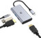 USB C to HDMI Adapter, USB C Hub, Thunderbolt 3 Adapter with 2 HDMI Ports, 100W Power Supply, USB 3.0 Port for MacBook Pro/Air, Pixelbook, XPS, Galaxy, etc.