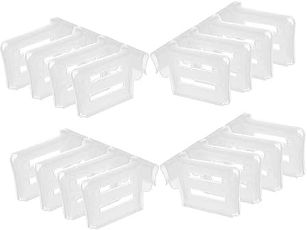 SHINEOFI 4sets Fridge Clip Partition Refrigerator Side Door Divider Fridge Partition Plate Drawer Board Storage Separator for