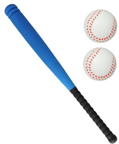 QUXVUIS Baseballs For Kids Training Fun Activity Creative Baseball Bats Balls Set For Children Enjoyable Indoor Outdoor Play Creative Baseball Bats Balls Set Kids Children, blue, 64cm