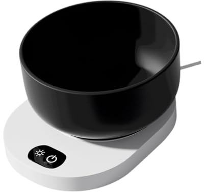 POXZSFX Bebedero calentado con Control de Temperatura para Perros y Gatos. para Sistema de calefacción eficiente para Las Necesidades de hidratación Invernal. Prolonga la Vida