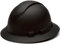 Pyramex Safety Ridgeline Casque rigide à large bord, suspension à cliquet à 4 points, motif graphite noir mat