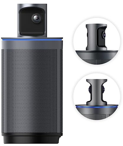 KanDao Meeting-Kamera, All-in-One 360°-Telefonkonferenzkamera mit automatischer Fokussierung der Lautsprecher