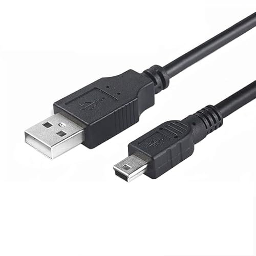 Universal Charging Cable for PS3 console, USB 2.0 Type A to Mini B Cable, Mini Charging Cable, Dash cam cable, MP3 Player, Digital Cameras, USB A to USB B 1.5m long