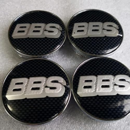 KAnduo 4 Piezas Coche Rueda Tapas Centrales Compatible con para BBS 56MM 60MM 65MM 68MM,68mm-Plaid