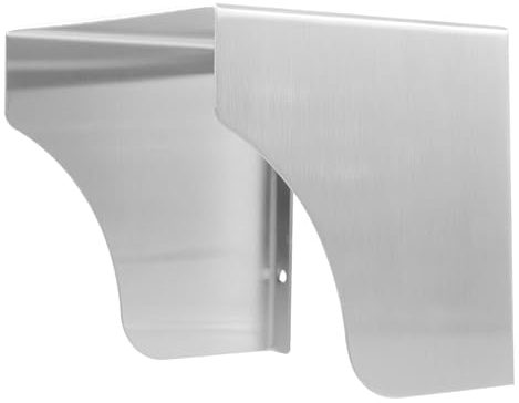 Angoily Türklingel-Regenschutz Edelstahl-Türklingel-Wasserschutz Türklingel-Zugangskontrollaufsatz Für Türzugangsautomaten Türklingel 12,7x12,1x12 cm (Keine Schrauben)