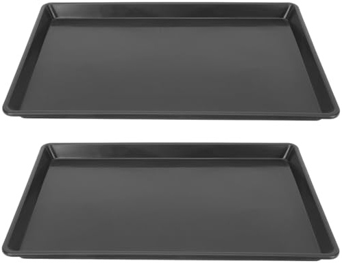 Didiseaon Dogs Take Piss Replacement Tray for Dog Cage 17.7X11.8 Inch Black Plastic Durable Leak-Proof Crate Bottom Tray Easy Clean Odour Resistant