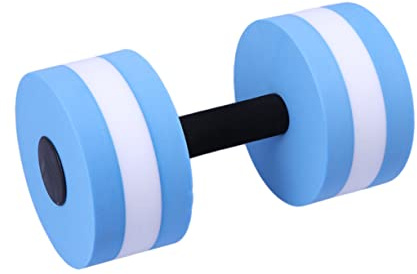 BESPORTBLE Water Dumbbells for Pool Fitness Eva Foam Aquatic Dumbbell Hand Bars for Water Resistance Aerobics Floating Swim Training Weights for Adults Aqua Exercise Equipment