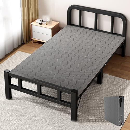 Lettino da campeggio per adulti, letto pieghevole per 2 persone, lettino portatile per viaggi all'aperto, supporta 150 kg, ideale per tenda e uso in ufficio
