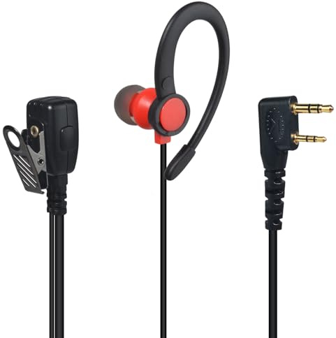 YNIBST Auricular para Radio en Forma de G Compatible con Baofeng Kenwood