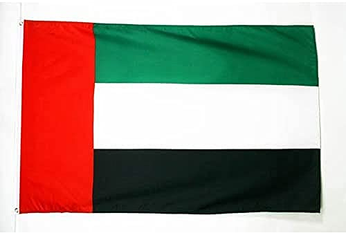 BANDIERA EMIRATI ARABI UNITI 150x90cm - GRAN BANDIERA EMIRATINA 90 x 150 cm Poliestere leggero - Bandiere - AZ FLAG