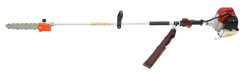 TouSuaRSi 43CC 2-Takt Teleskop Hochentaster Kettensägen 1250W 1,7HP Lange Reichweite Kettensäge Teleskop ausziehbar, Max. Schnittdurchmesser 20cm, Tank Kapazität 1L, Länge Schiene 1,5m